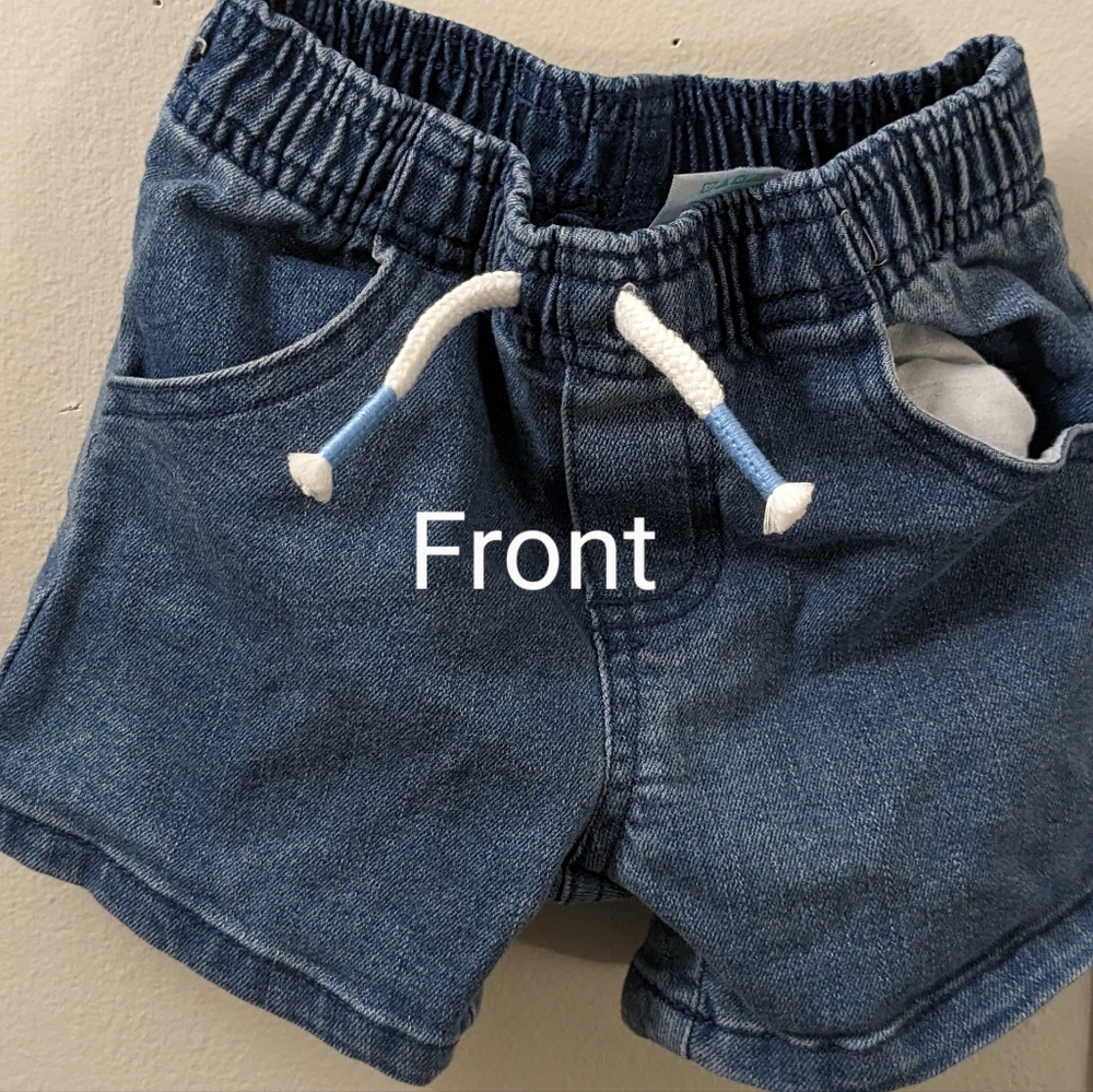 12 Month garanimalsl blue  shorts